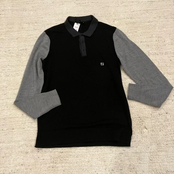 Express Men’s Merino Wool Fitted Sweater - Picture 3 of 7